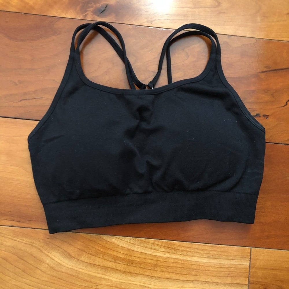 Black Sports Bra